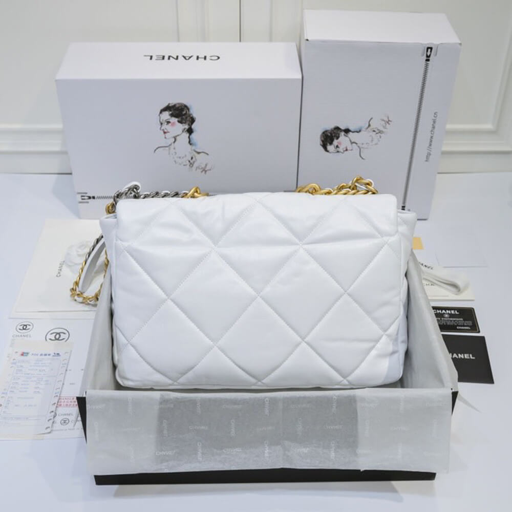 CHANEL 19 MAXI HANDBAG  (high-end grade)