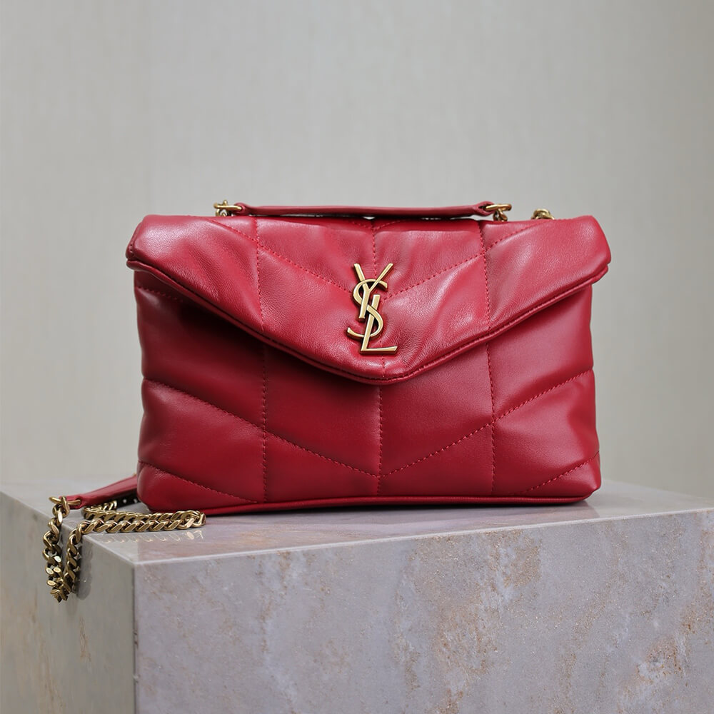 YSL Toy Puffer in lambskin