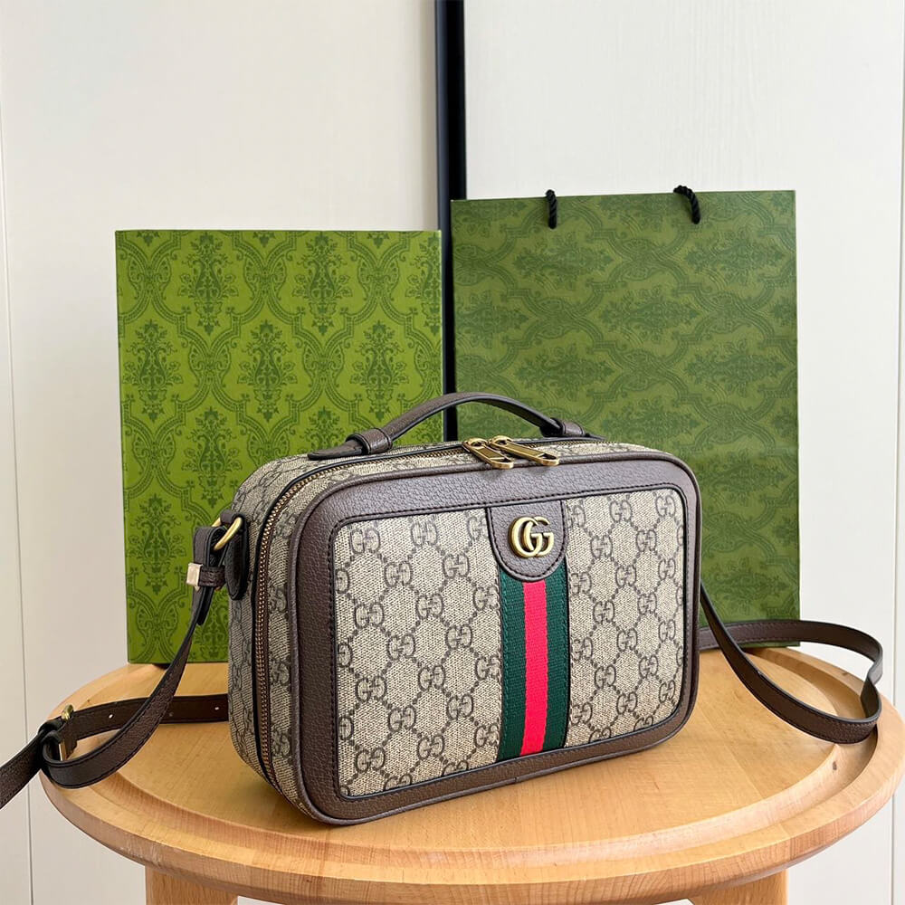 G*u*i ophidia small top handle bag
